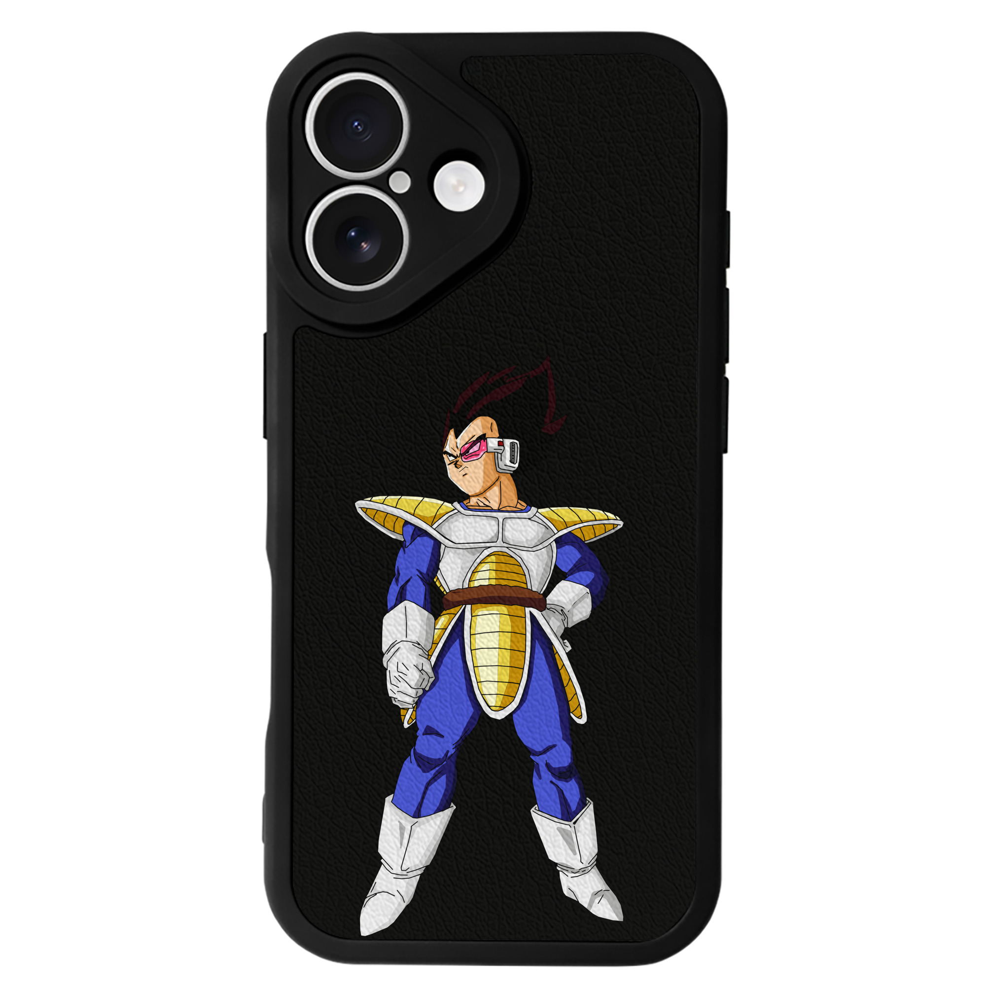 （画像用） ドラゴンボール ベジータ四世（Bejīta Yonsei）DRAGON BALL Vegeta IV 【iPhone 16シリーズ対応】シリコンスマホケース（レザー調） 材質：シリコン